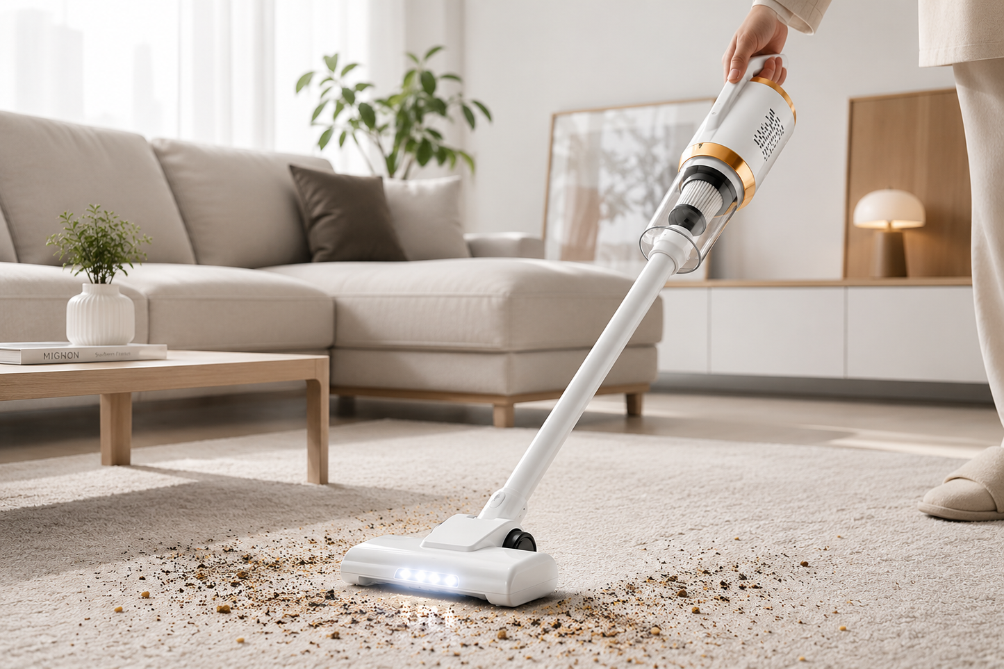 VacuPro™ Aspirador Inalámbrico Portátil 120W | Potencia Profesional para Hogar y Coche